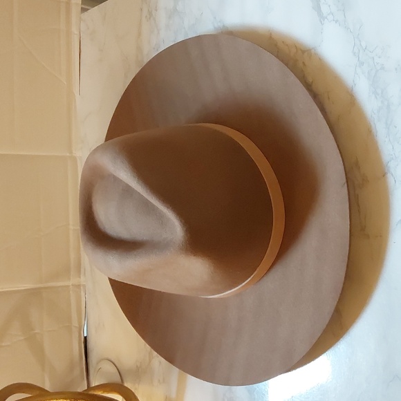 LACK OF COLOR THE GROVE FEDORA HAT COFFEE BROWN SIZE 57CM(M) - Picture 6 of 14